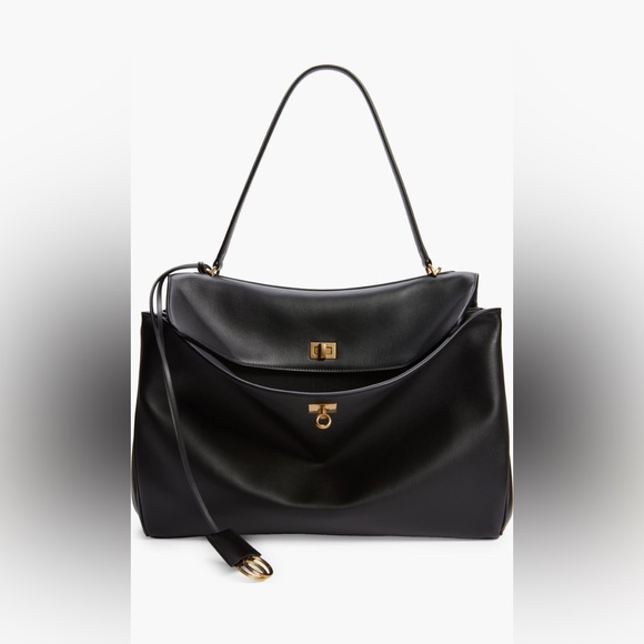 NWT Authentic Balenciaga Large Rodeo Leather Shoulder Bag - Picture 1 of 15